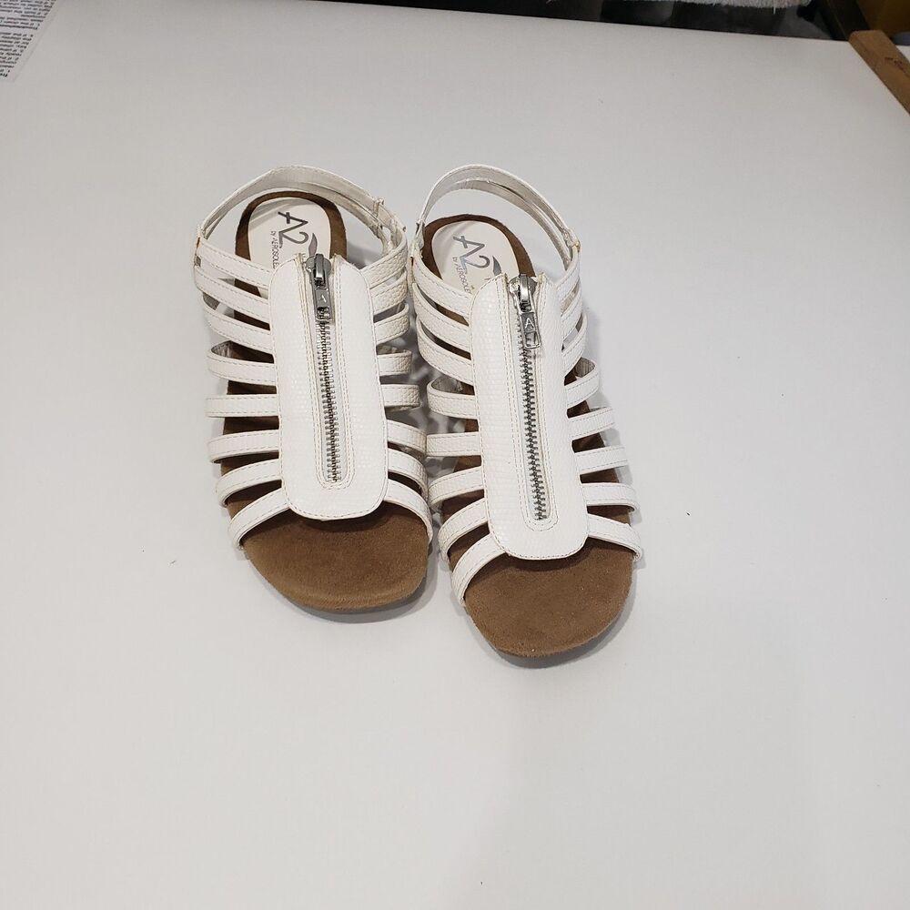 A2 by Aerosoles with Heelrest Women's White Sandals, Size 7.5 M - Picture 9 of 9